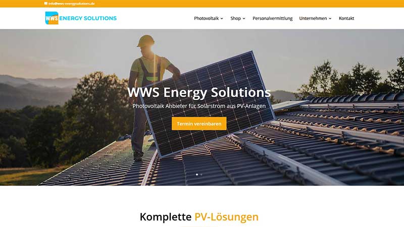 WWS Energysolutions GmbH - Photovoltaik Anbieter für Solarstrom und Partner der IMPEXUL GmbH