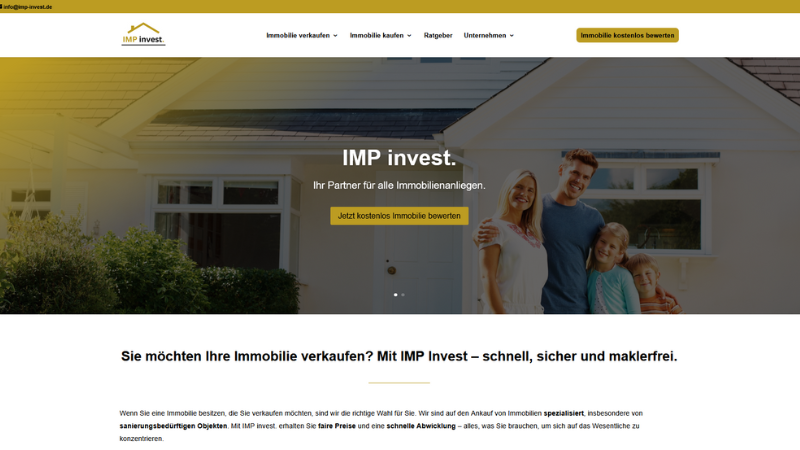 IMP invest. ist einer unserer erfahrener Partner der IMPEXUL GmbH - IMP invest. IMP invest. ist einer unserer erfahrener Partner der IMPEXUL GmbH - IMP invest.